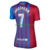 Maillot de Supporter FC Barcelone Antoine Griezmann 7 Domicile 2021-22 Pour Femme